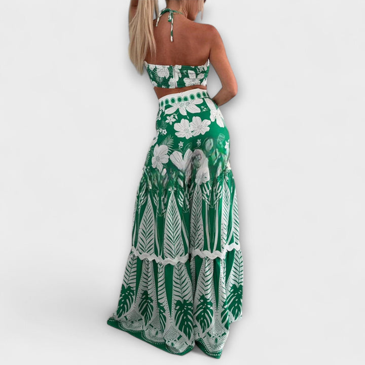 Zella - Cassie Halter Top with Ric Rac Trim Set