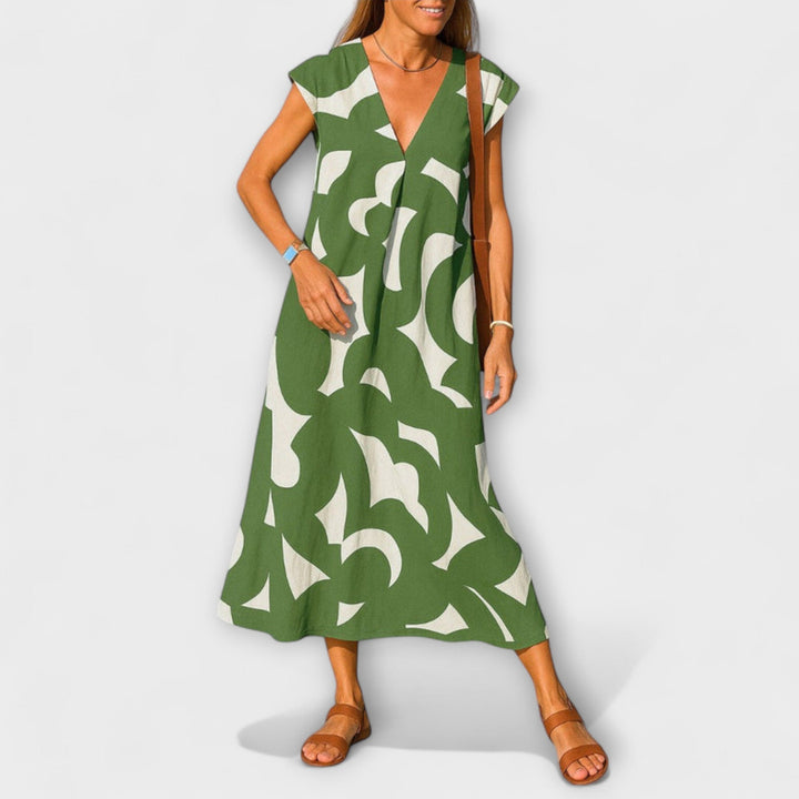 Linae – Kjole med V-udskæring