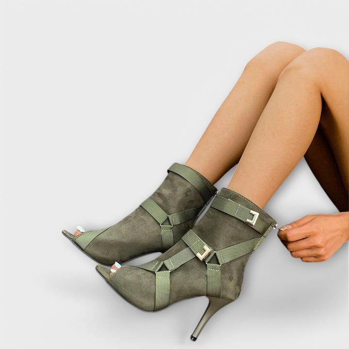 Stilfulde hælesandaler med åbne tæer