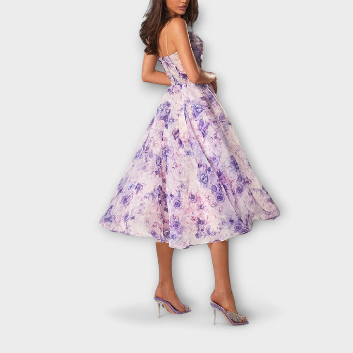 Chic Chiffon Midi Dress