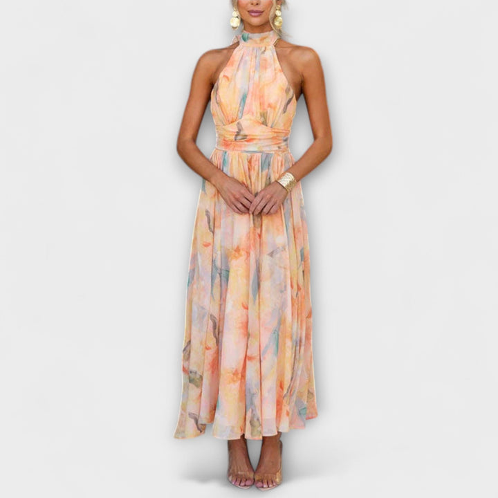 Halter - Watercolor Dress