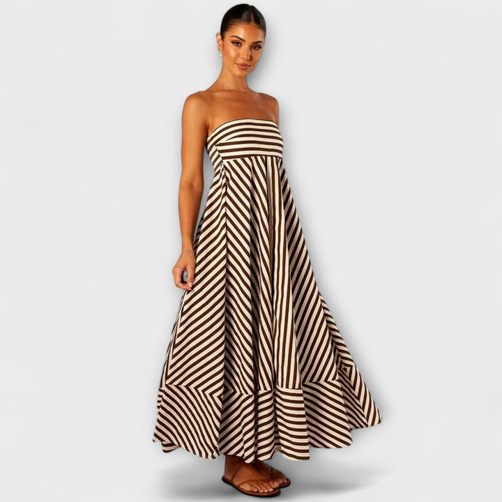 Rüsch Maxi Dress with Nocturnal Charm