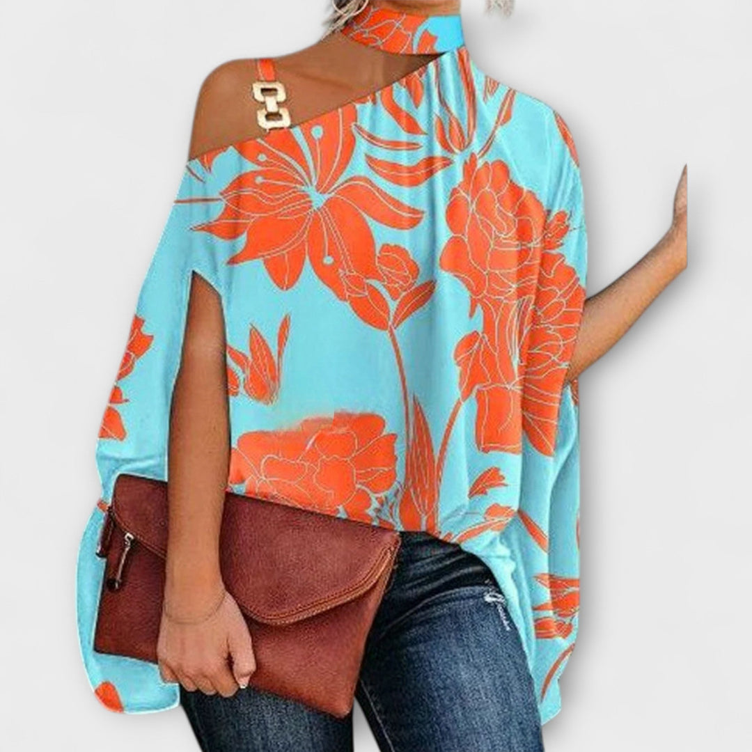 Dametopp med avtagbare skuldre