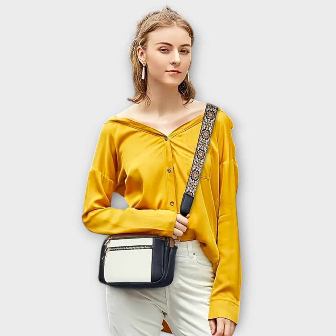 Lora. - Vegansk læder crossbody taske