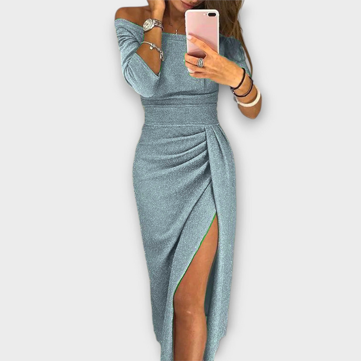 Lena - Chic Off-Shoulder Dress