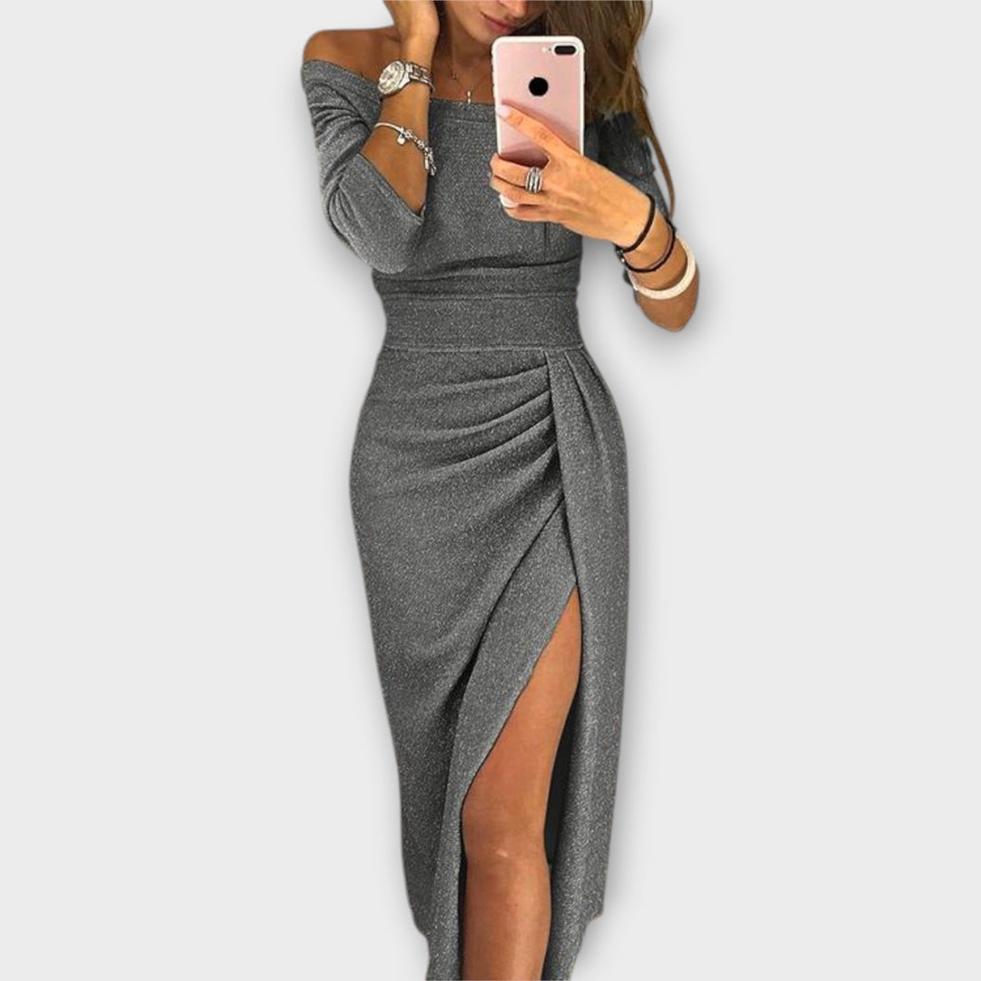 Lena - Chic Off-Shoulder Dress