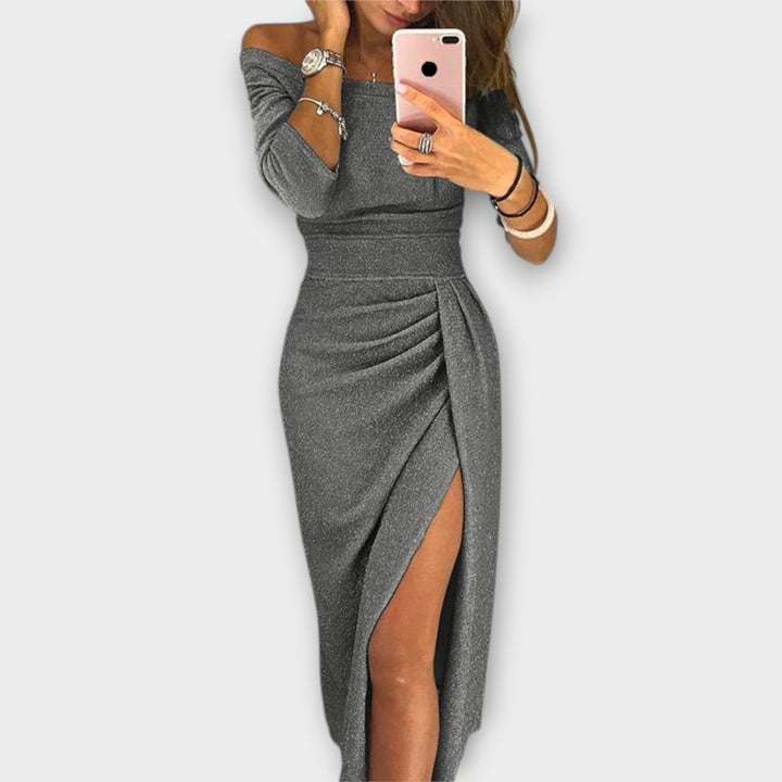 Lena - Chic Off-Shoulder Dress