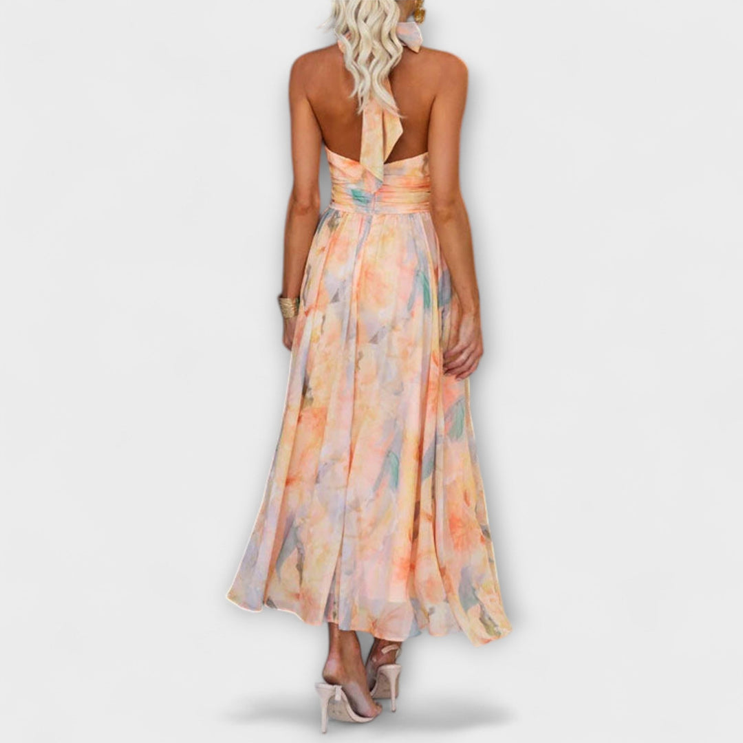 Halter - Watercolor Dress