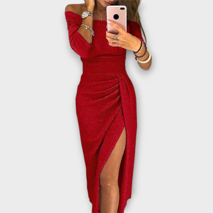 Lena - Chic Off-Shoulder Dress