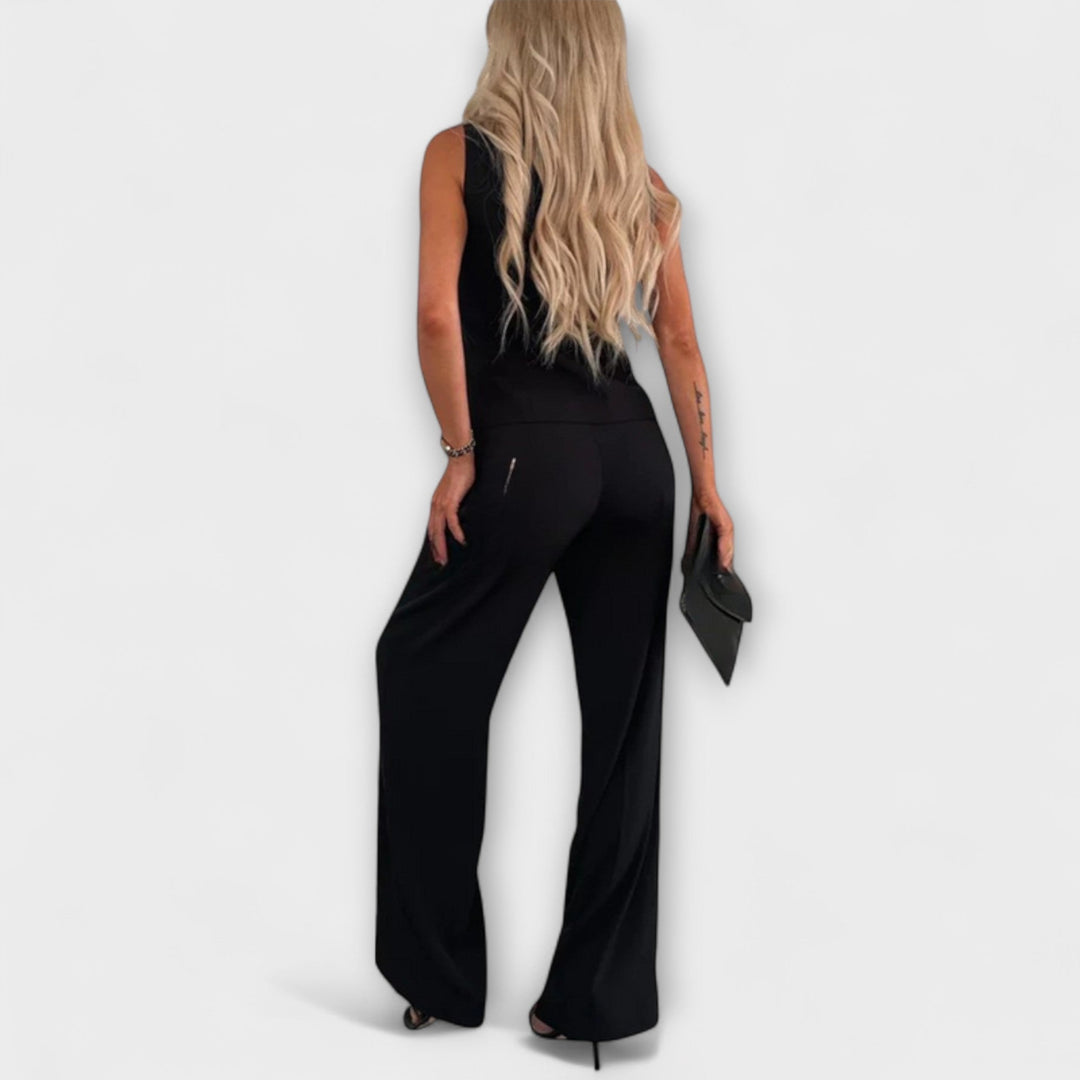 Wilhelmina - Chic Sleeveless Top and Pants Set