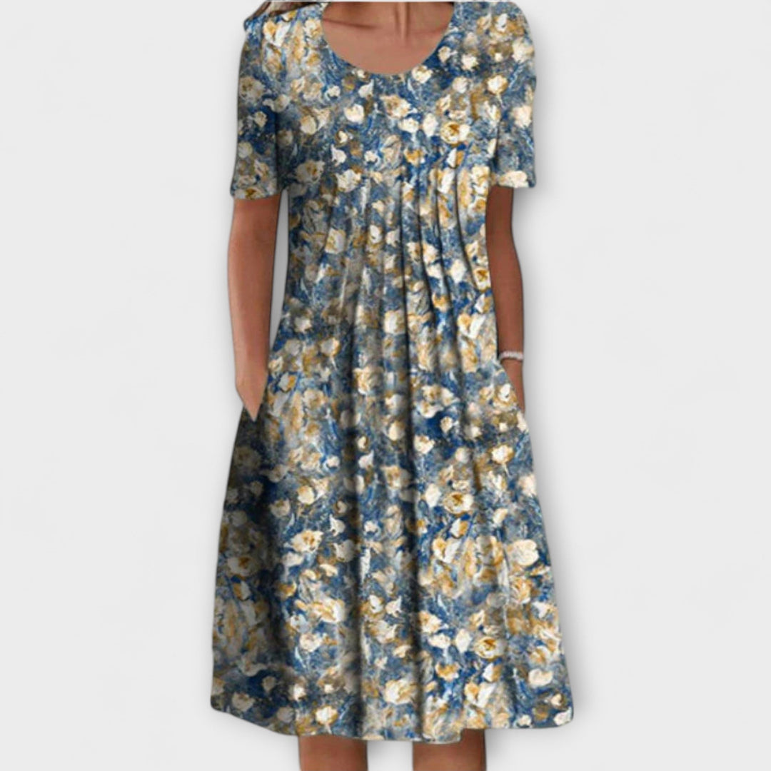 Emelie – Elegant Skiftedress med Mavekontrol