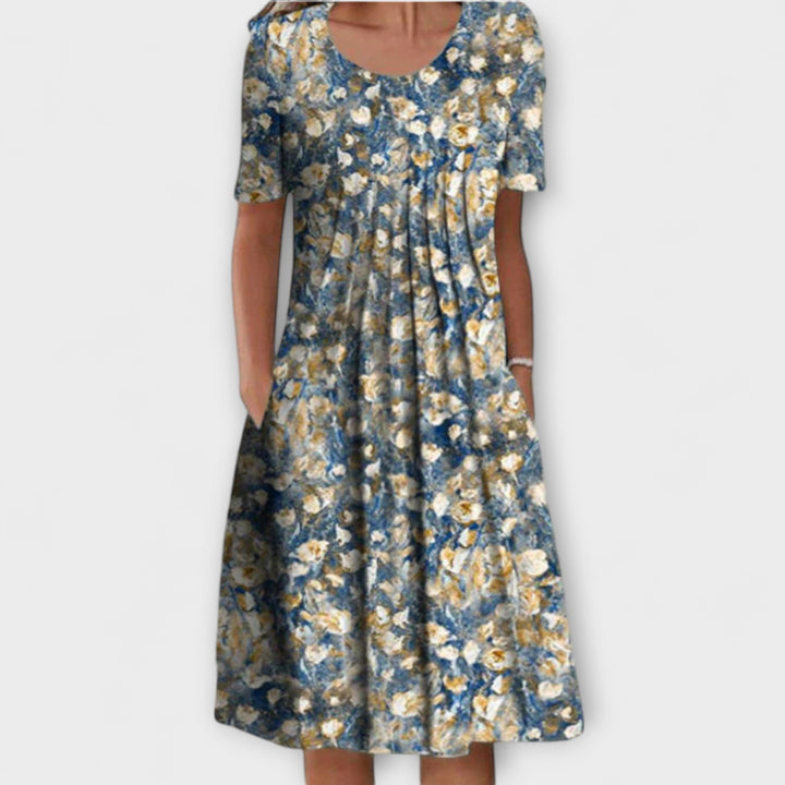 Emelie – Elegant Skiftedress med Mavekontrol