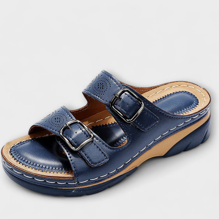 Ortopædiske lædersandaler til komfort og støtte