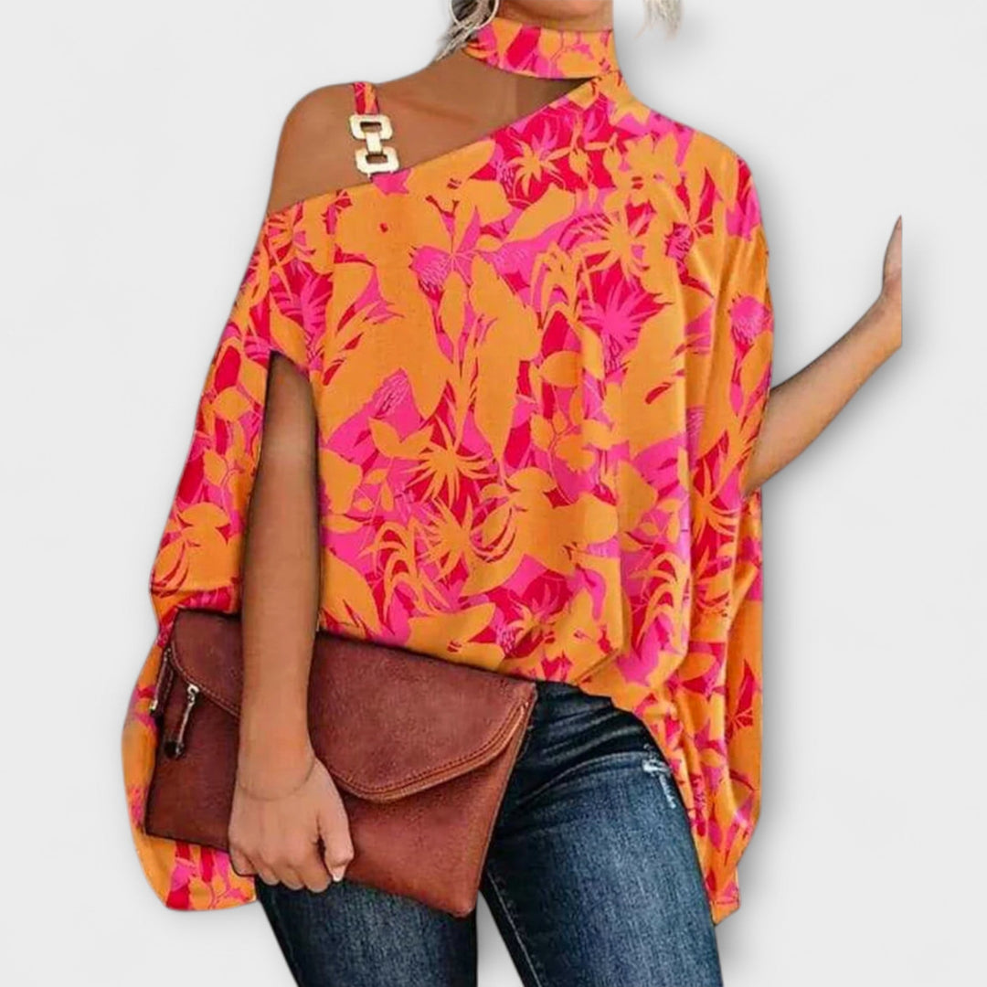 Dametopp med avtagbare skuldre