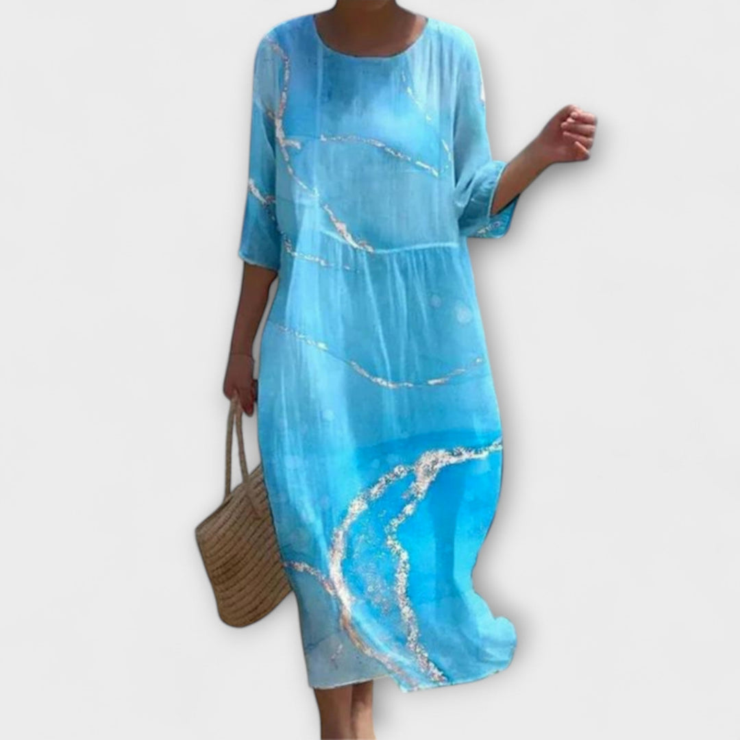 Miranda - Elegant Floral Maxi Dress