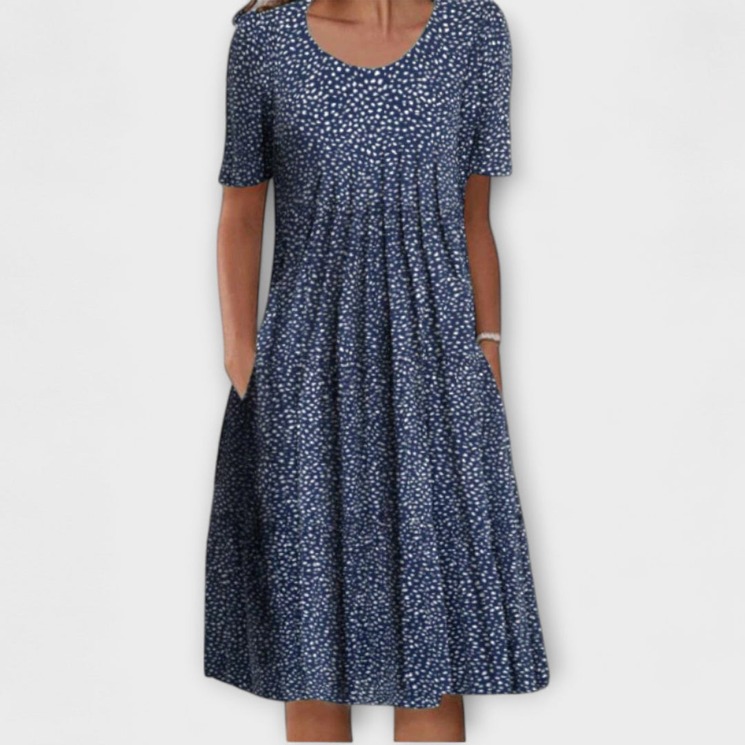 Emelie – Elegant Skiftedress med Mavekontrol