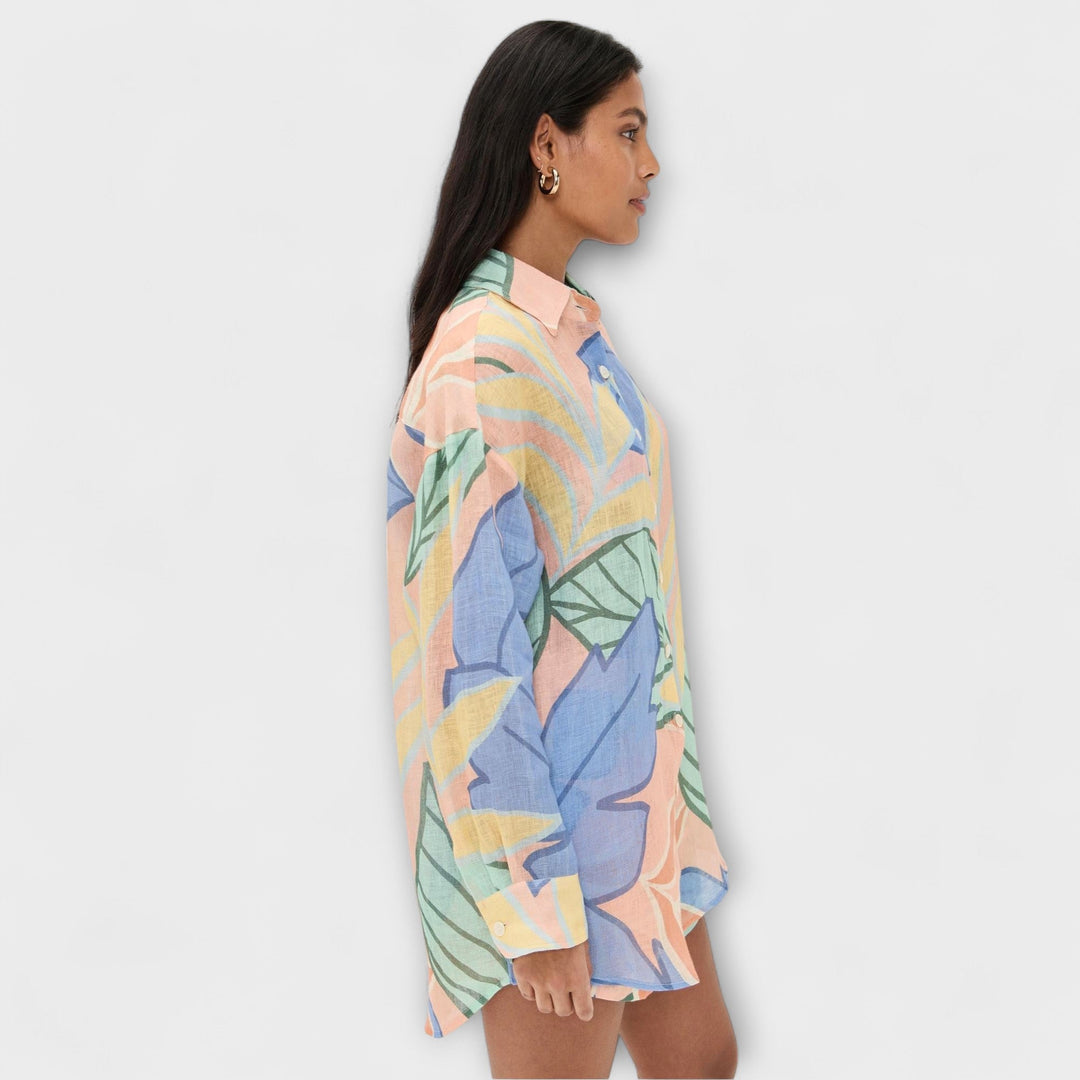 Mary - Sæt med Tropisk Bladtryk Kort fra Playa Boyfriend