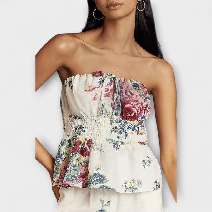 Indigo - Sommerblomster Mønster Sæt