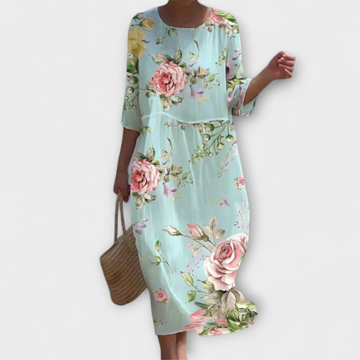 Miranda - Elegant Floral Maxi Dress