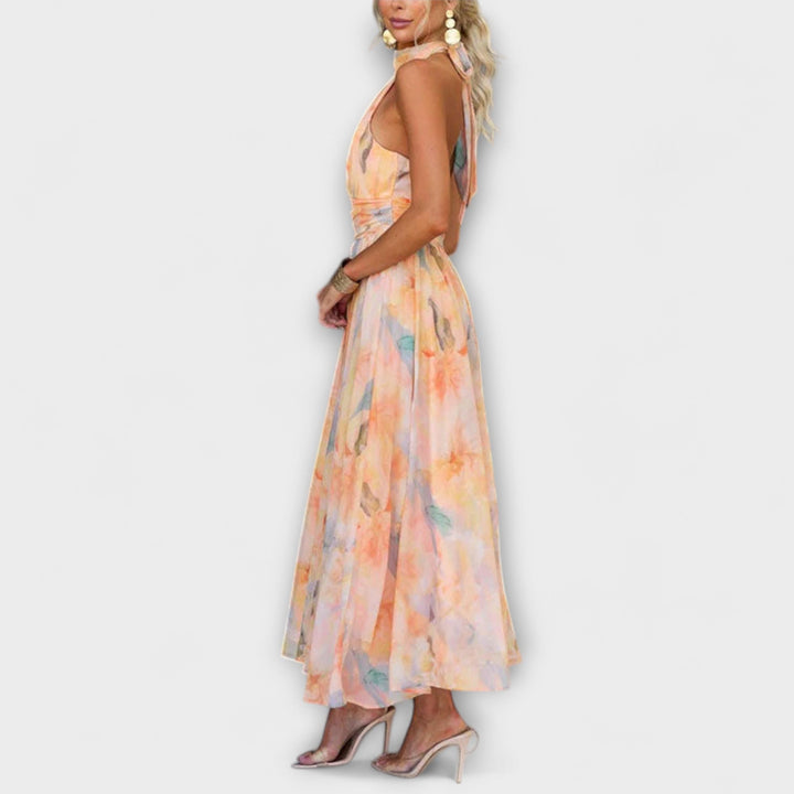 Halter - Watercolor Dress