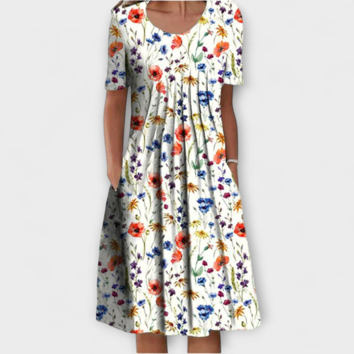 Emelie – Elegant Skiftedress med Mavekontrol