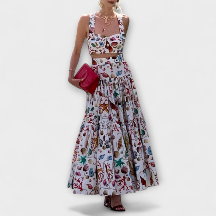 Heather - Elegant To-Delte Nederdelssæt