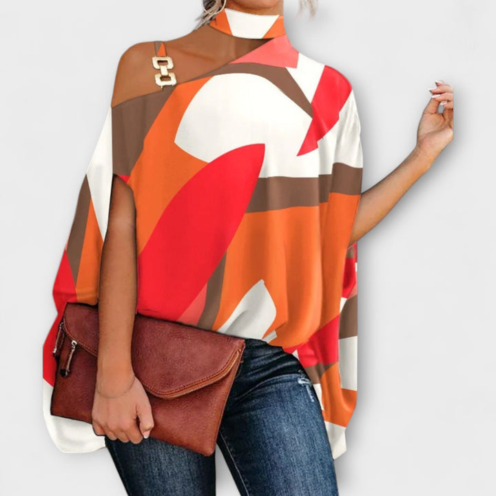 Dametopp med avtagbare skuldre