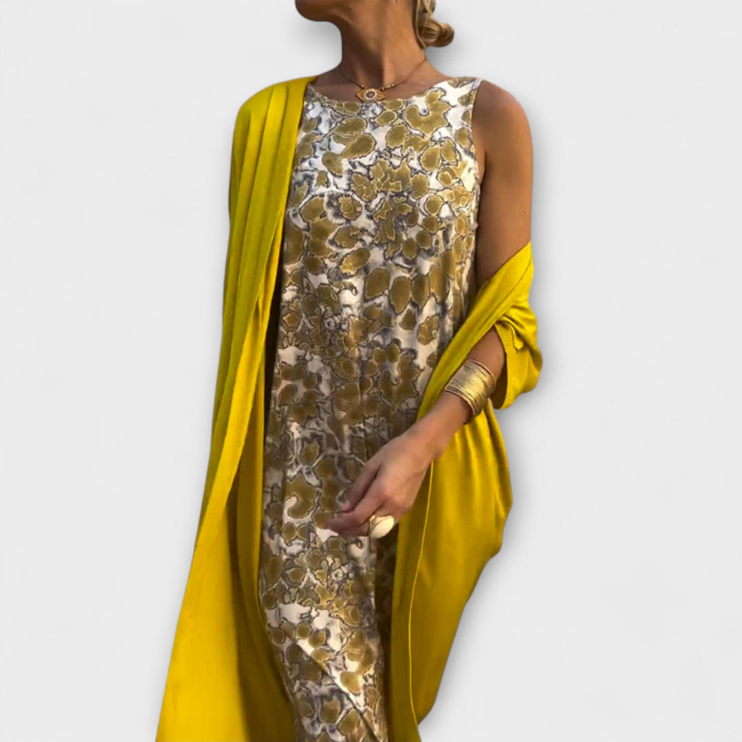 Charlotte - Chic Dress with Coordinating Cardigan