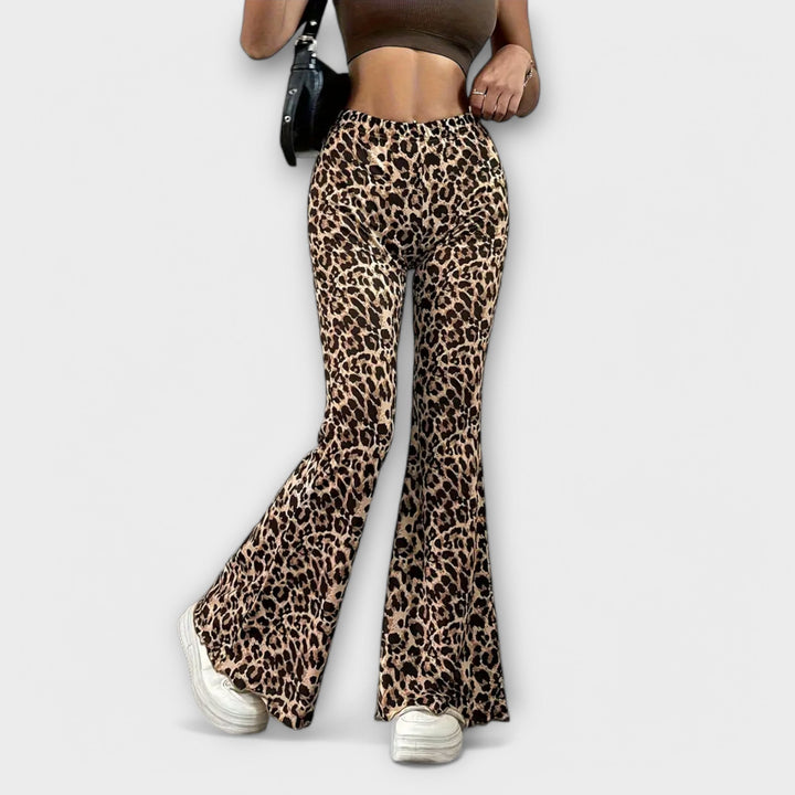 Leopard - Bootcut Bukser
