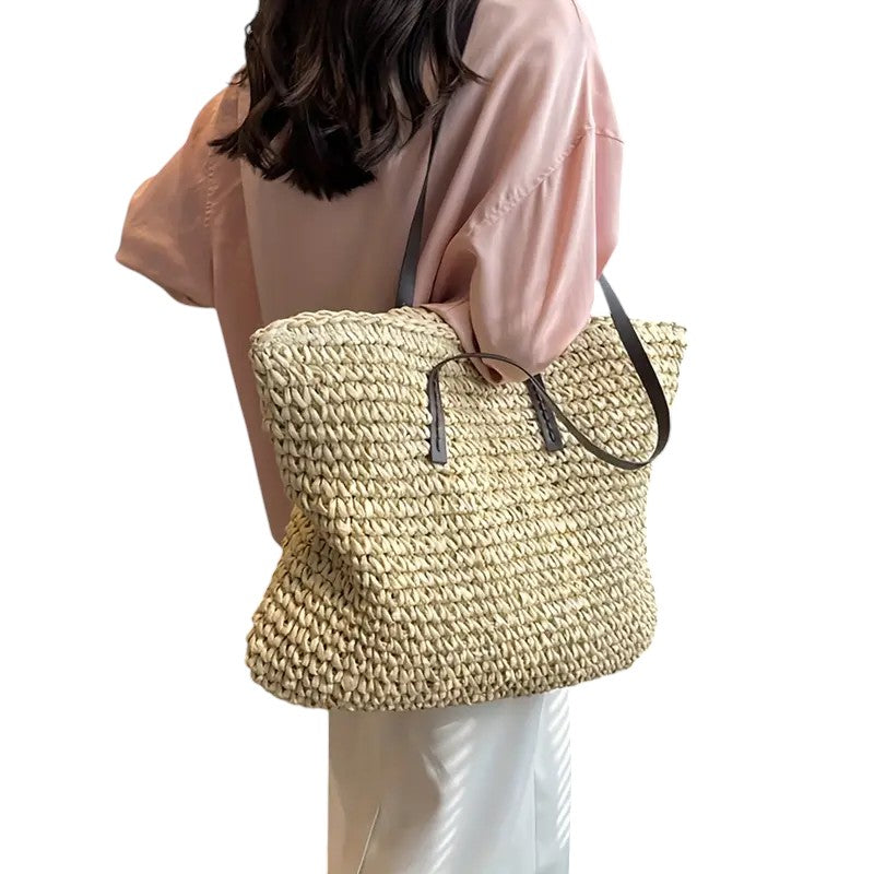 Lora - Woven Tote Bag
