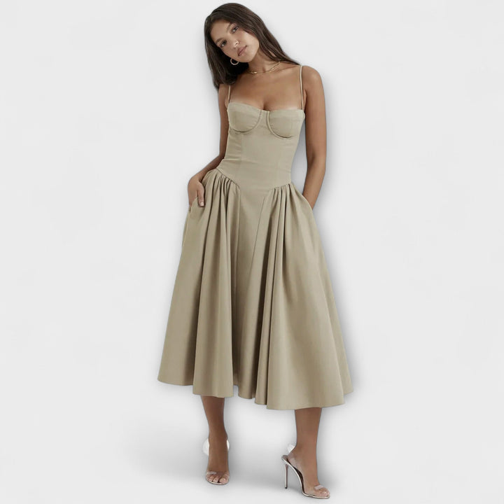 Rosalie - Forfinet Uten Ermer Korsettkjole