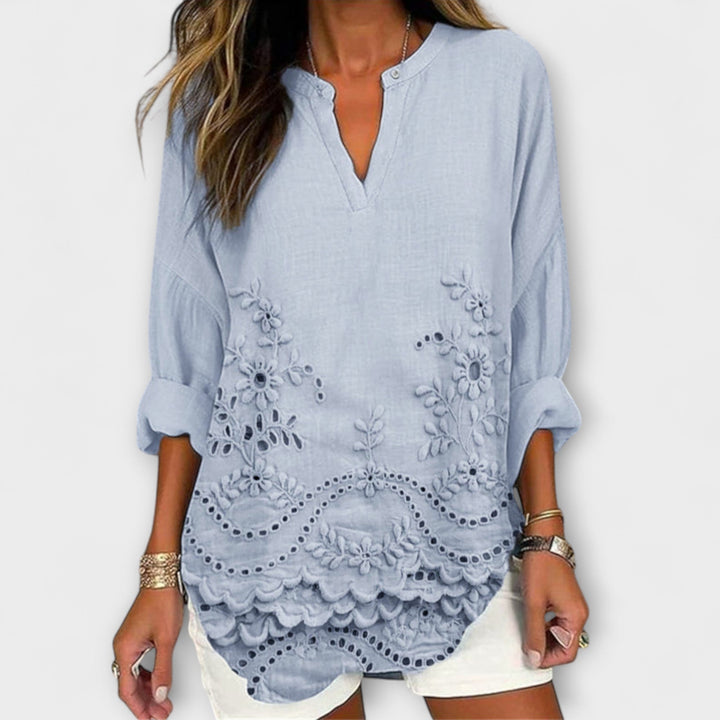 Aria – Lättviktig Top med Mönster