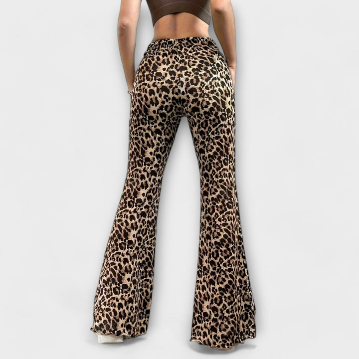 Leopard - Bootcut Bukser