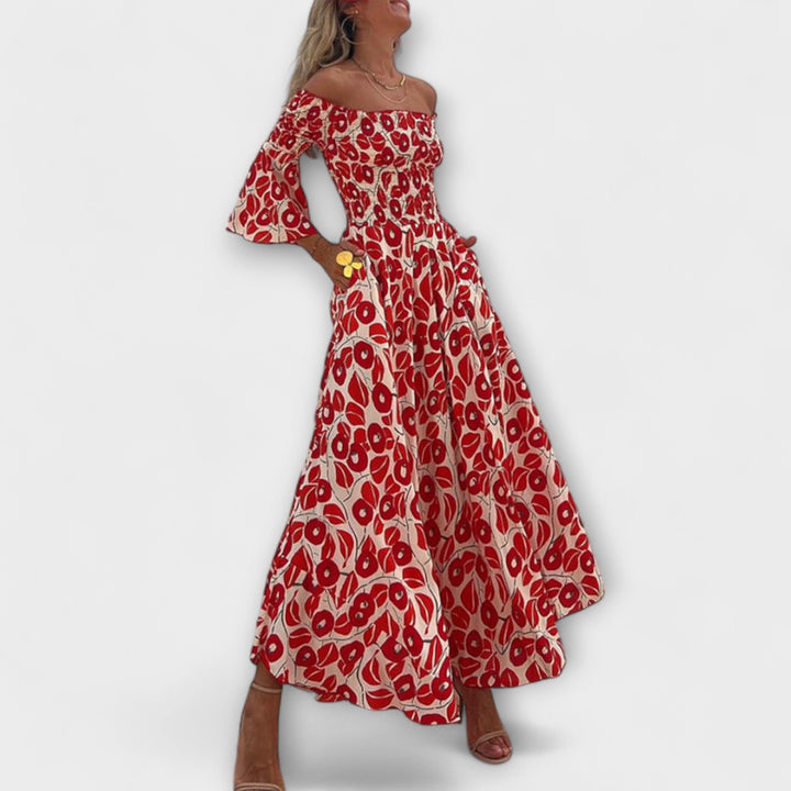 Sienna - Off-Shoulder Maxi Dress for Special Occasions