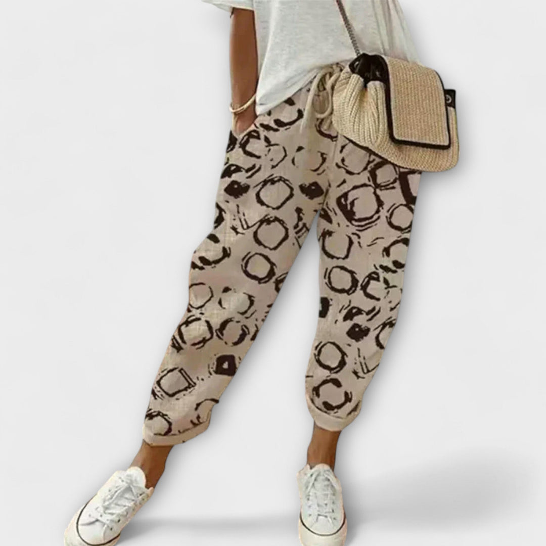 Burga - Komfortable bomulds-linnedbukser