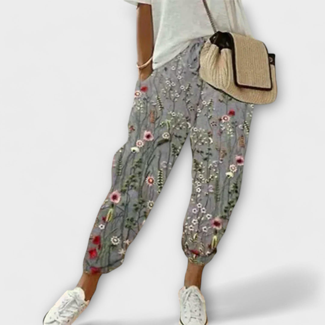 Burga - Komfortable bomulds-linnedbukser