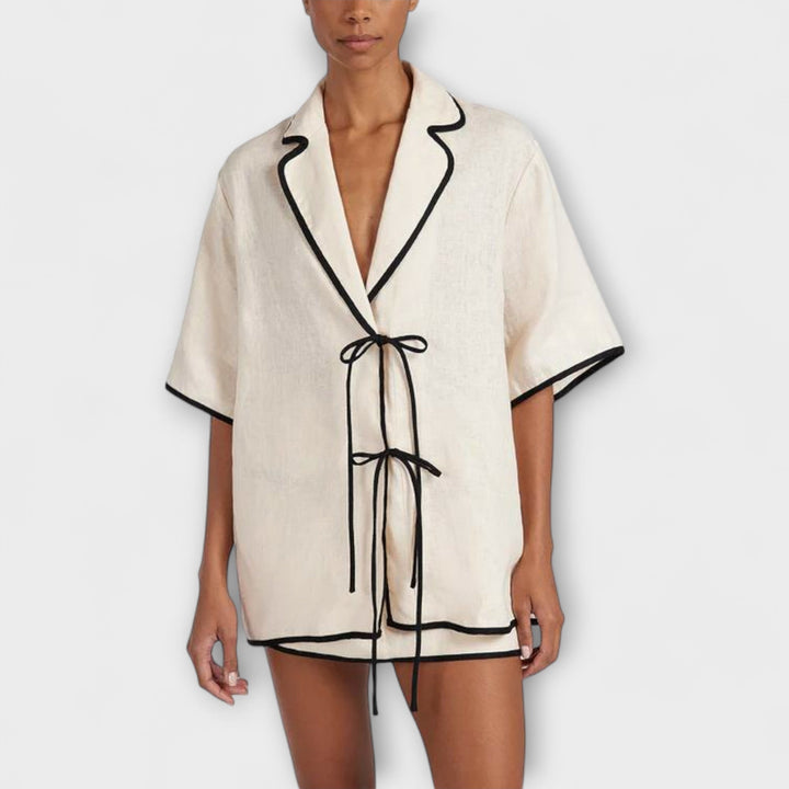 Grace - Sort Koordineret Nederdel-Sæt