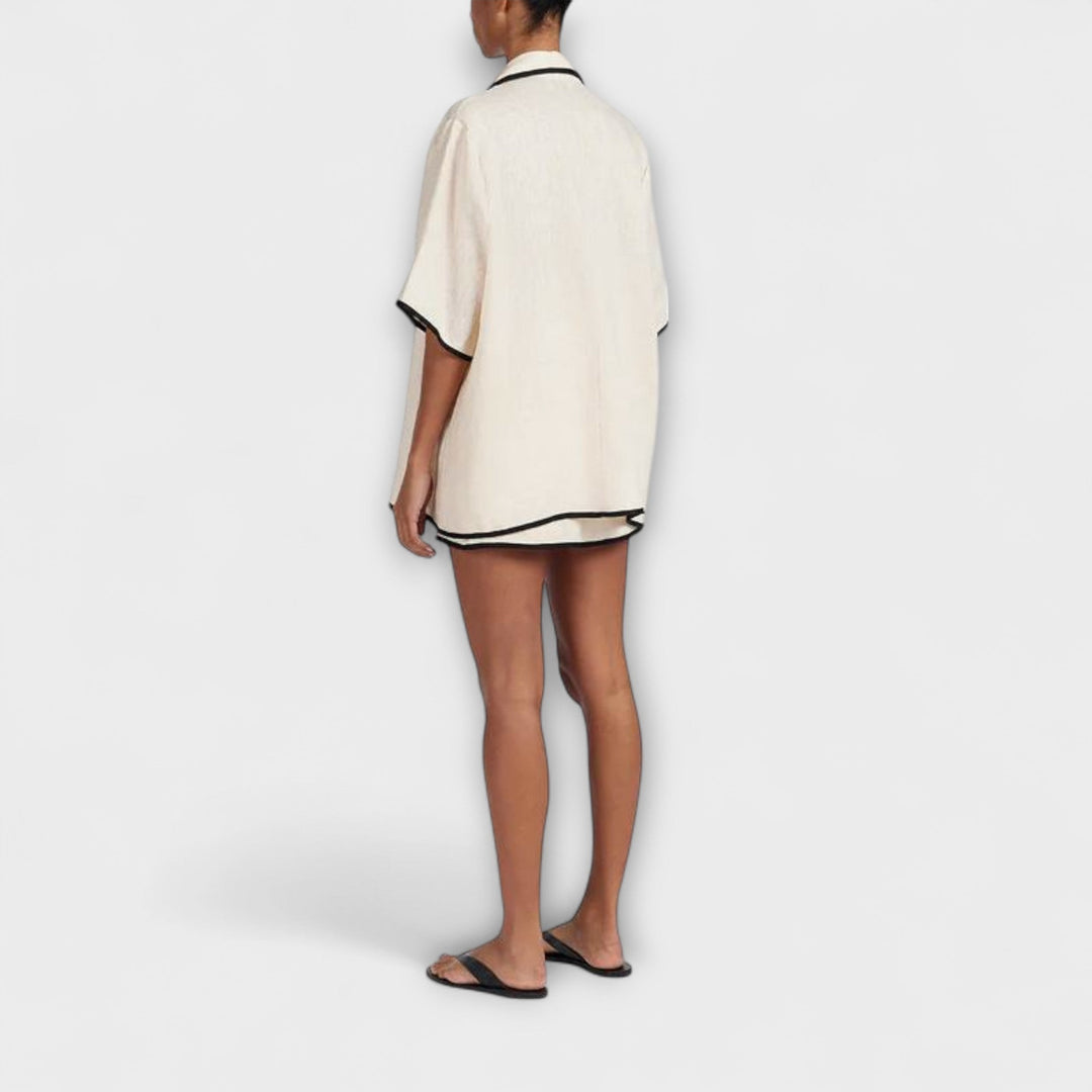 Grace - Sort Koordineret Nederdel-Sæt