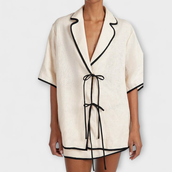 Grace - Sort Koordineret Nederdel-Sæt