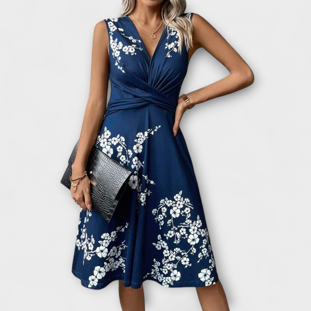 Lina - Sommerkjole med V-hals