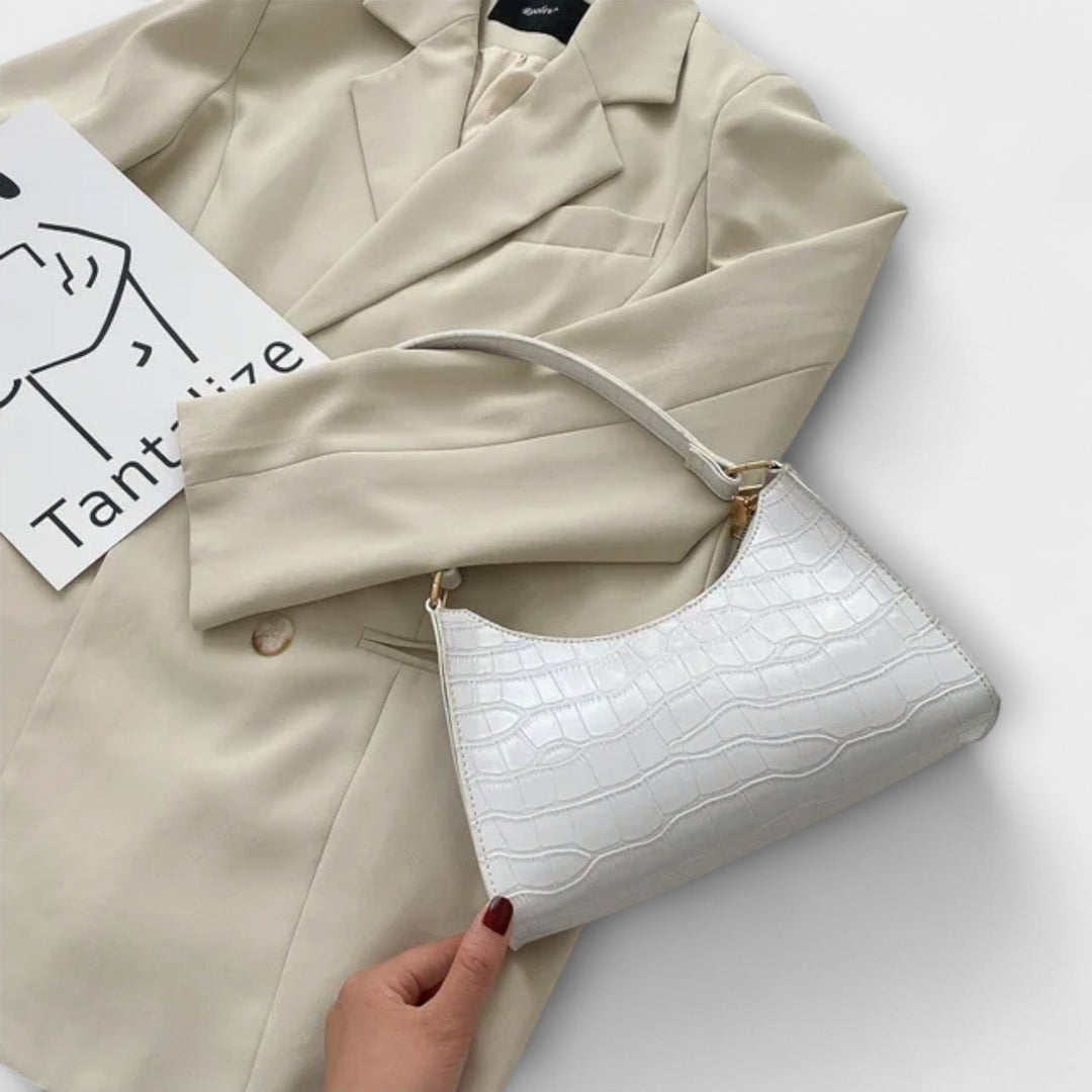 Lora - Glansfuld Lædertaske