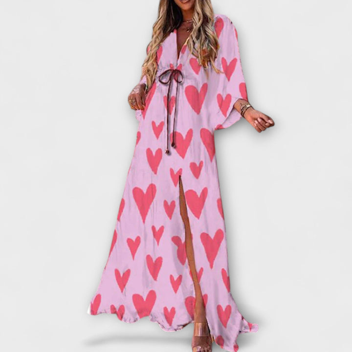 Isla - Elegant Farverig Kjole