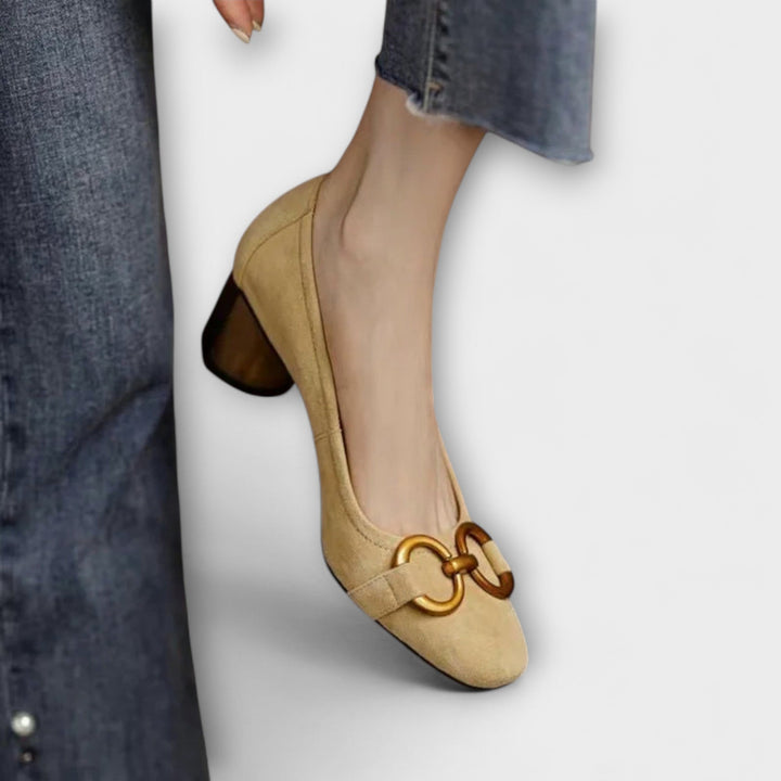 Mathilda – Komfortable Højhælede Sko