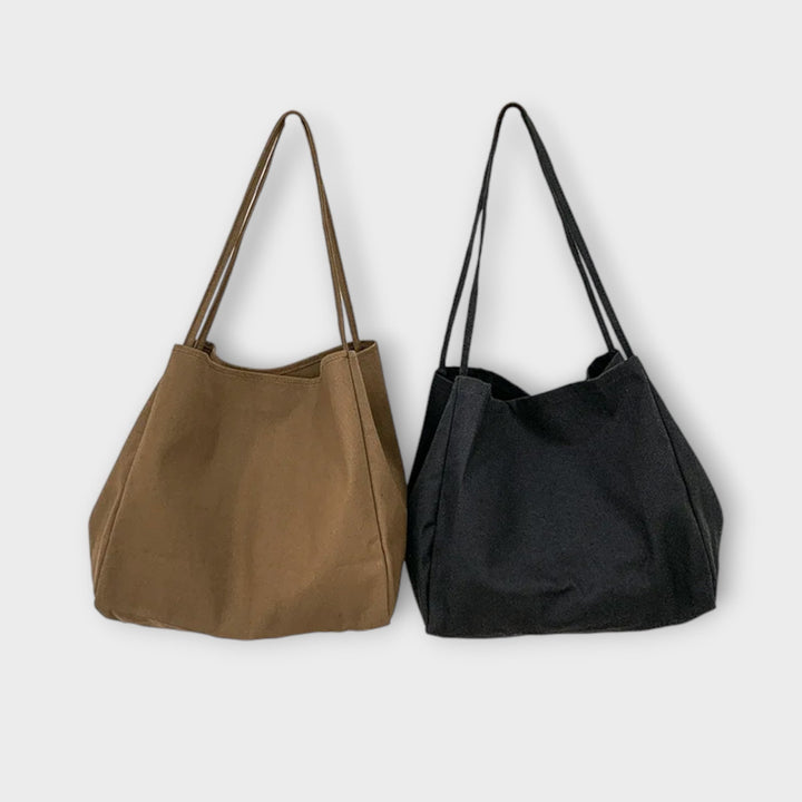 Premium Stor Canvas Shopper Taske