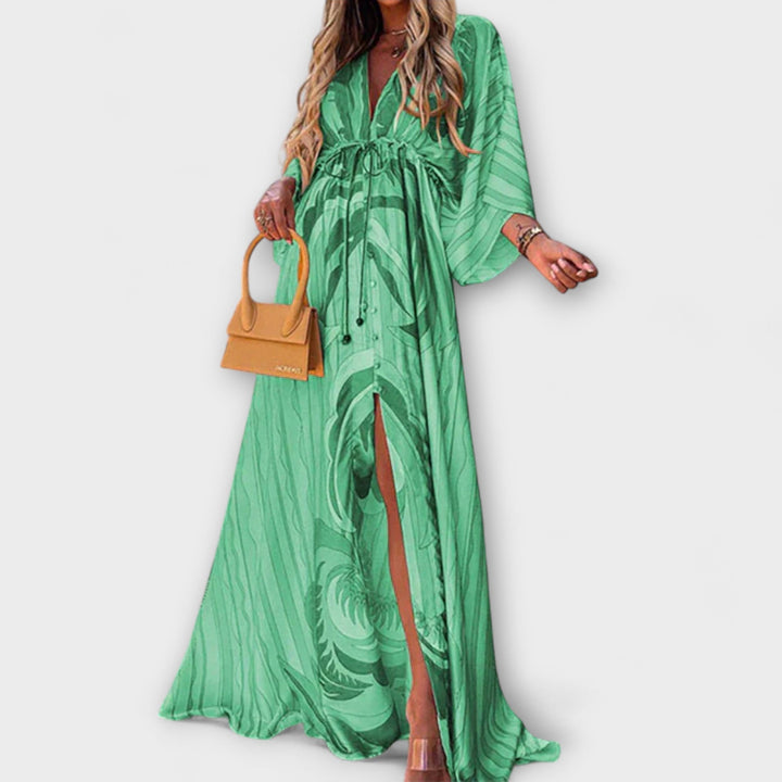 Isla - Elegant Farverig Kjole