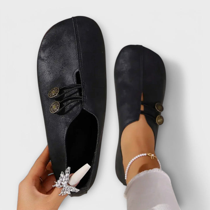 Noira - Suede Slip-On Loafers