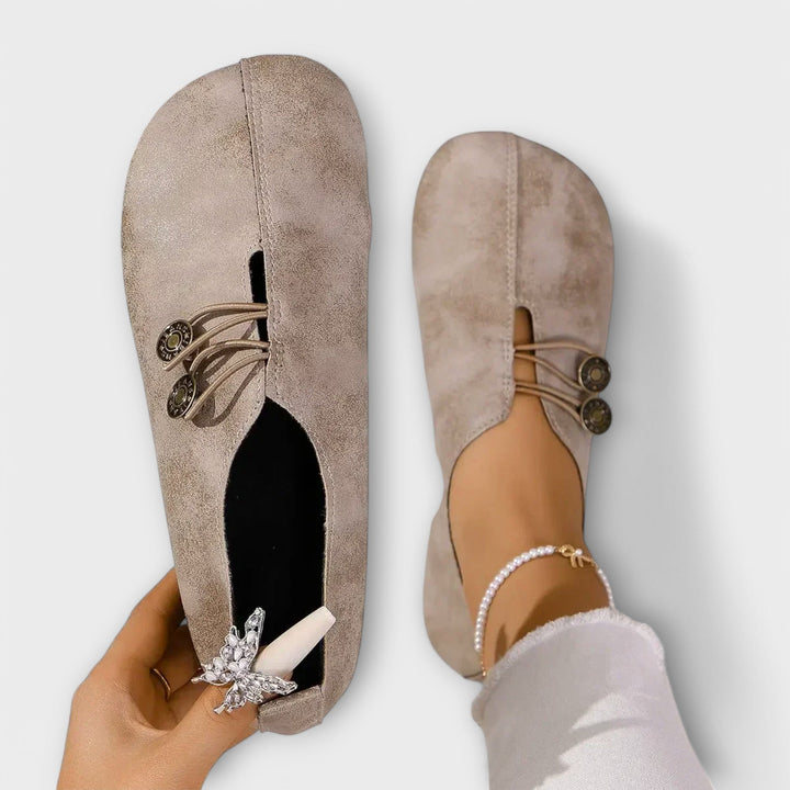 Noira - Suede Slip-On Loafers