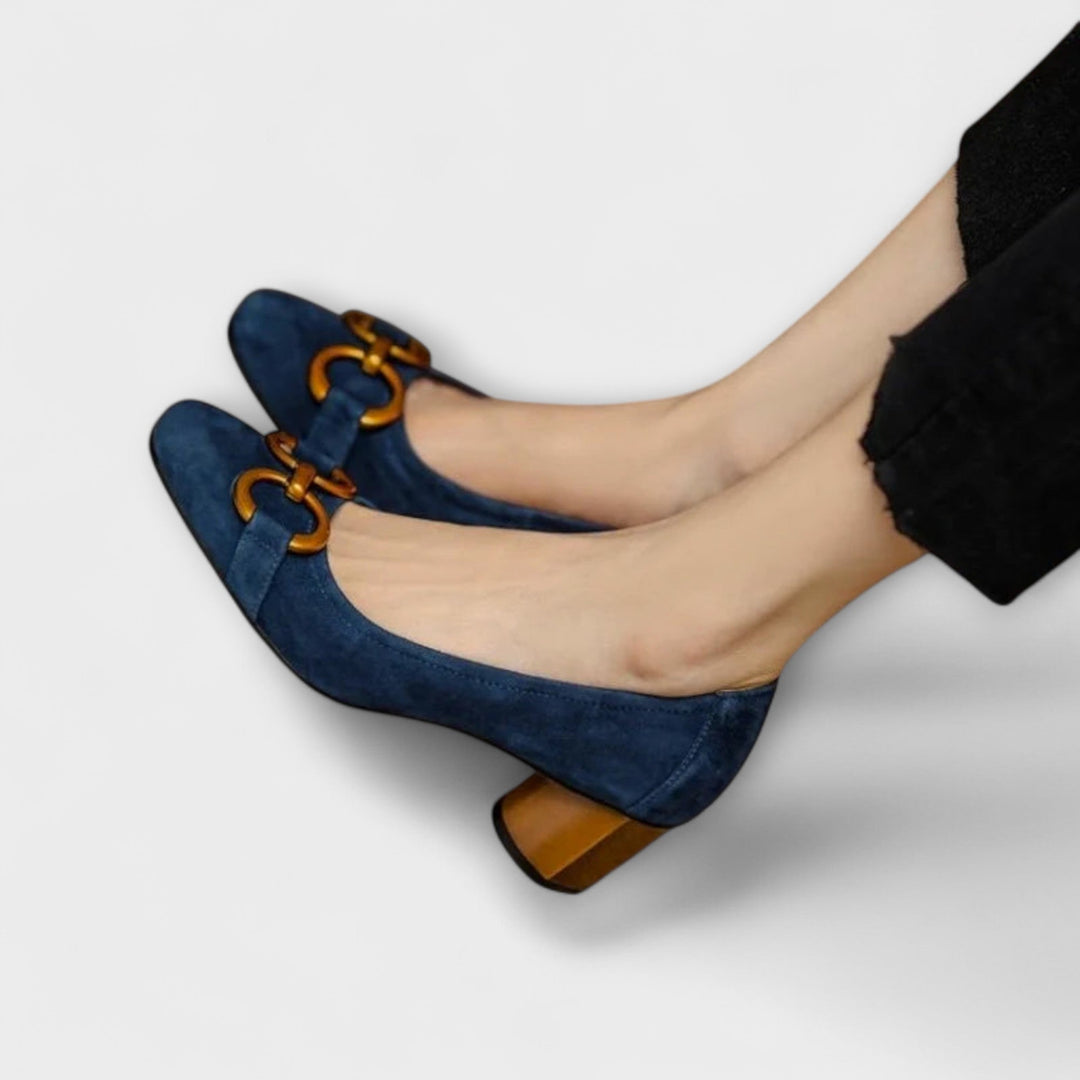 Mathilda – Komfortable Højhælede Sko