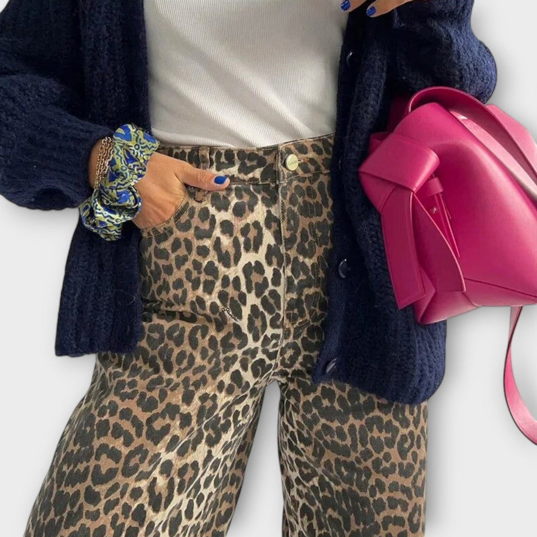 Chandra - Leopard Jeans