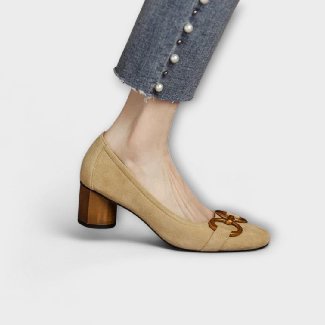 Mathilda – Komfortable Højhælede Sko